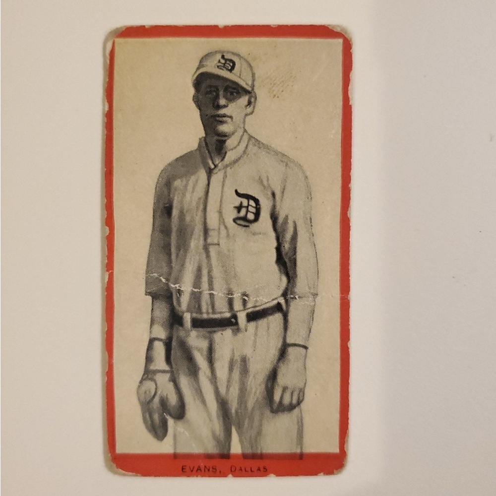 1910 OLD MILL T120 TEXAS LEAGUE EVANS !